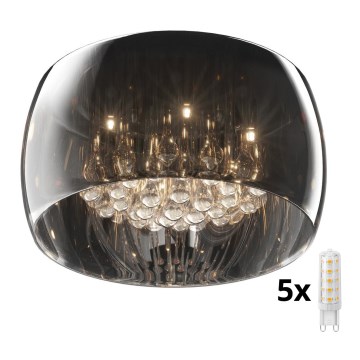 Brilagi - LED Plafonnier en cristal JEWEL 5xG9/42W/230V