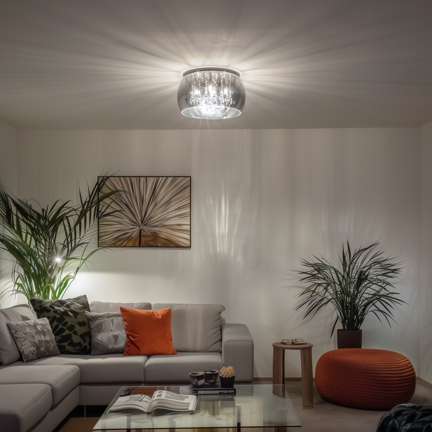 Brilagi - LED Plafonnier en cristal JEWEL 5xG9/42W/230V