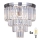 Brilagi - LED Plafonnier en cristal MOZART 5xE14/40W/230V chrome brillant