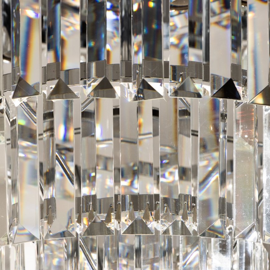 Brilagi - LED Plafonnier en cristal MOZART 5xE14/40W/230V chrome brillant