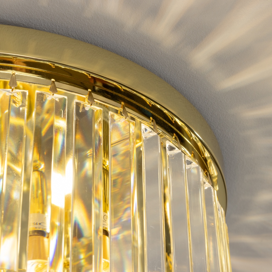 Brilagi - LED Plafonnier en cristal MOZART 5xE14/40W/230V doré
