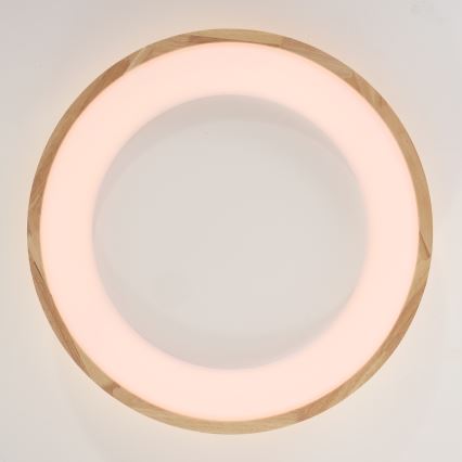 Brilagi - Plafonnier LED FALCON WOOD LED/40W/230V 3000/4000/6000K Ø 60 cm bois
