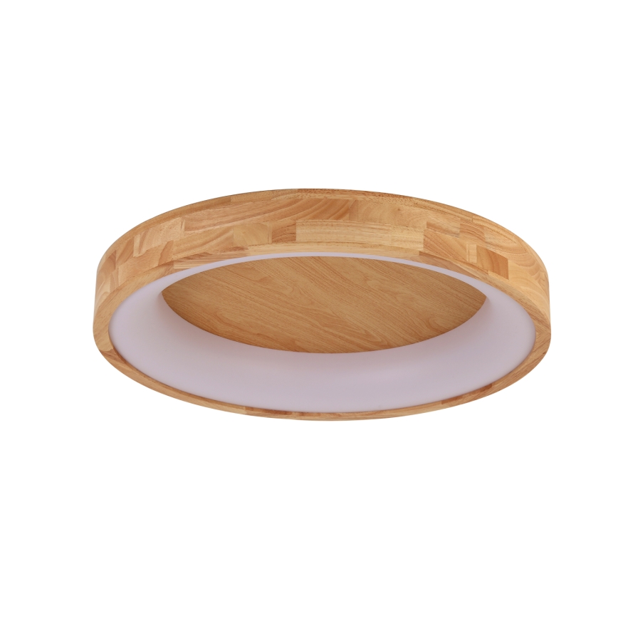 Brilagi - Plafonnier LED FALCON WOOD, 40 W, 230 V, 3000/4000/6000 K, Ø 60 cm, finition bois