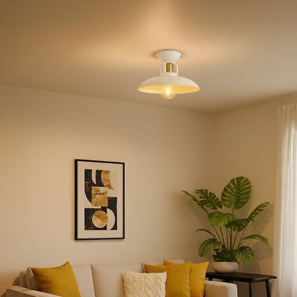 Brilagi - LED Plafonnier FLAMENGO 1xE27/60W/230V blanc