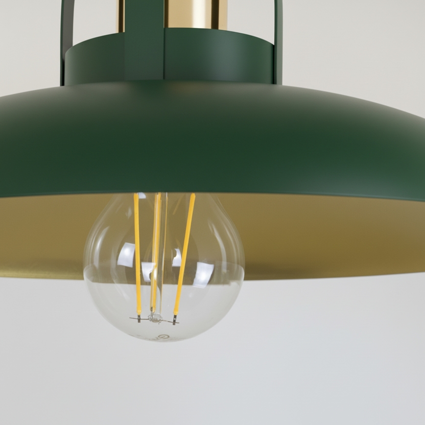 Brilagi - LED Plafonnier FLAMENGO 1xE27/60W/230V vert