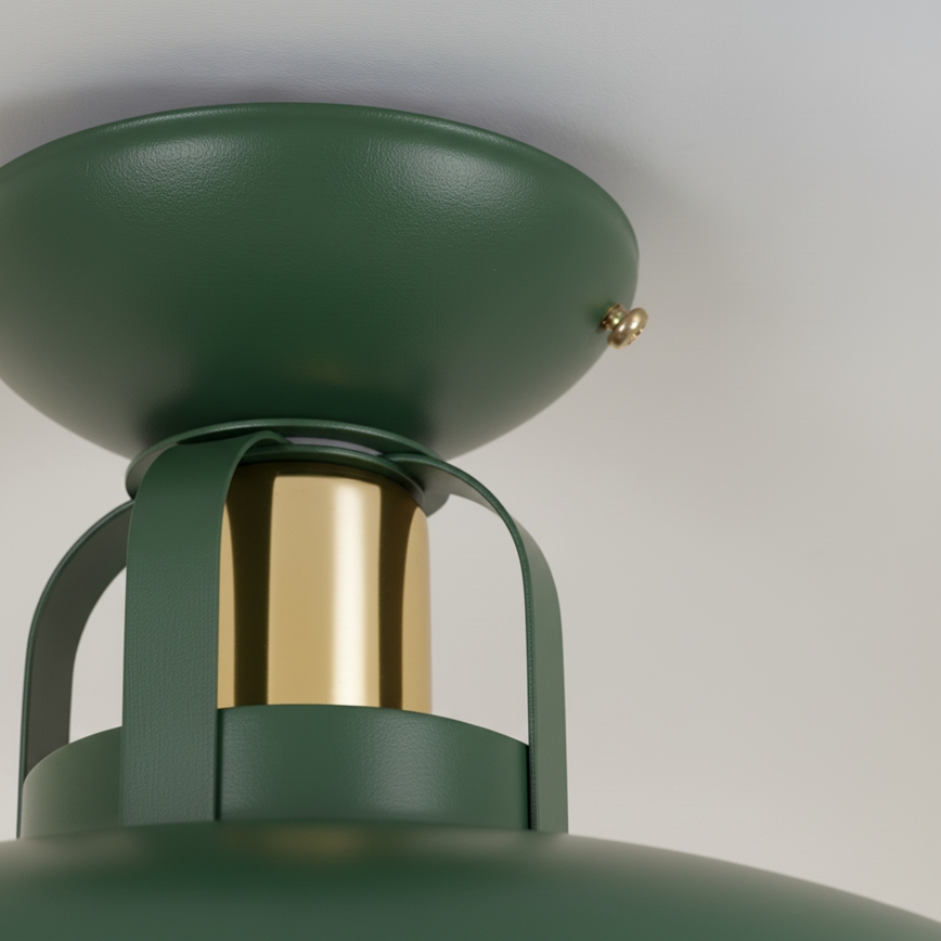 Brilagi - LED Plafonnier FLAMENGO 1xE27/60W/230V vert