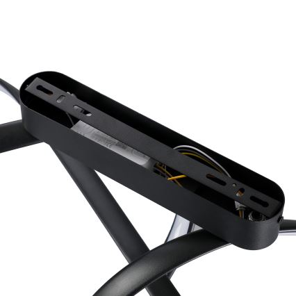 Brilagi - Plafonnier LED dimmable à montage en surface TWISTER LED/60W/230V 3000-6000K noir + télécommande