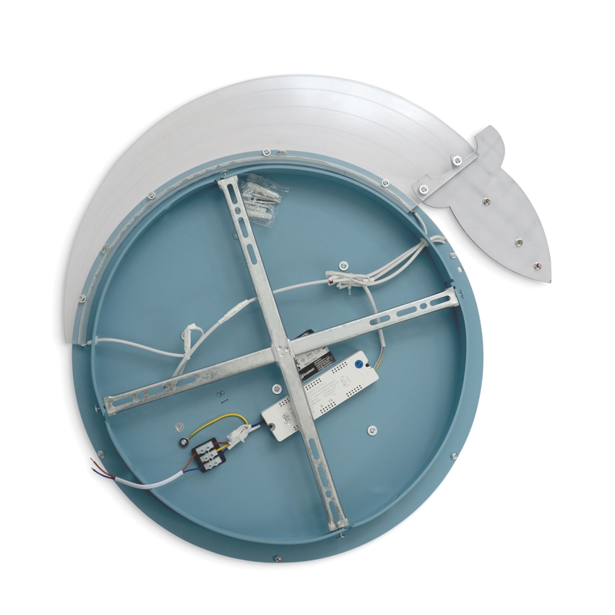 Brilagi - Plafonnier LED STARSHIP pour chambre d'enfant, 64W, 230V, 3000/4500/6000K, bleu