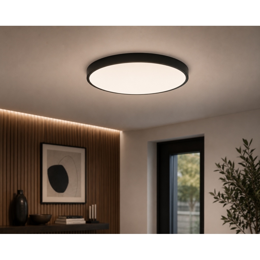 BRILAGI - Plafonnier LED pour salle de bains ZENNA LED/24W/230V Ø 35 cm IP44 noir