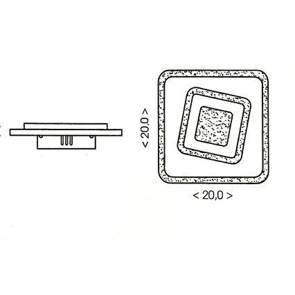 BRILAGI - LED Plafonnier MODERN MINI LED/32W/230V 3000/4000/6000K