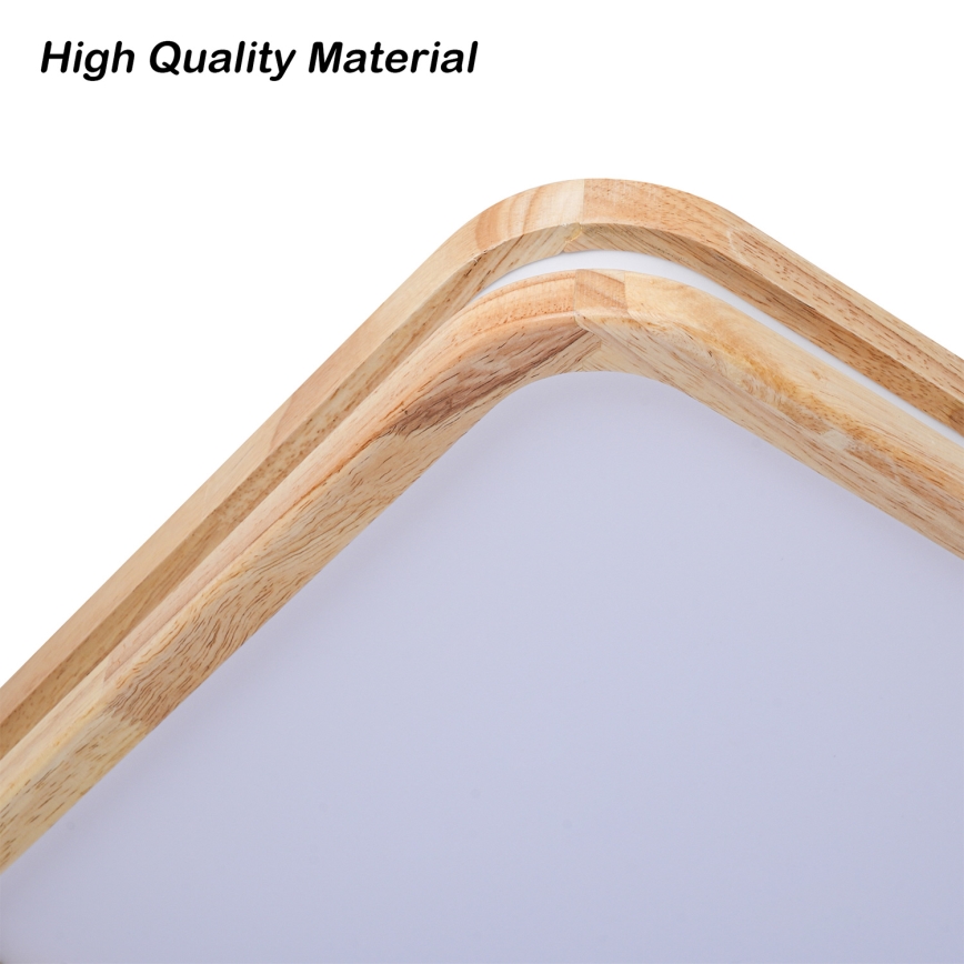 Brilagi - Plafonnier LED MOLINA SQUARE LED/32W/230V 3000/4000/6000K chêne 30x30 cm