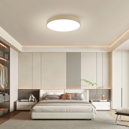 Brilagi - Plafonnier LED POOL LED/100W/230V 3000/4000/6000K Ø 80 cm beige