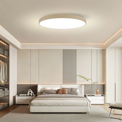 Brilagi - Plafonnier LED POOL LED/180W/230V 3000/4500/6000K Ø 120 cm beige