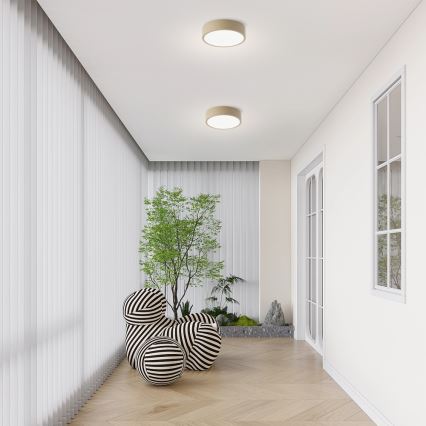 Brilagi - Plafonnier LED POOL LED/18W/230V 3000/4000/6000K Ø 20 cm beige