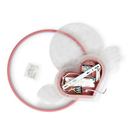 Brilagi - LED Plafonnier pour enfants LOVE LED/48W/230V 3000/4500/6000K rose