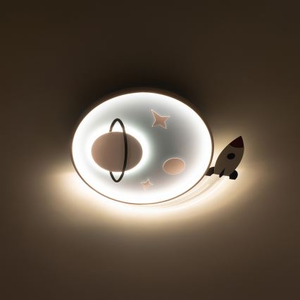 Brilagi - Plafonnier LED pour enfants STARSHIP LED/64W/230V 3000/4500/6000K bleu