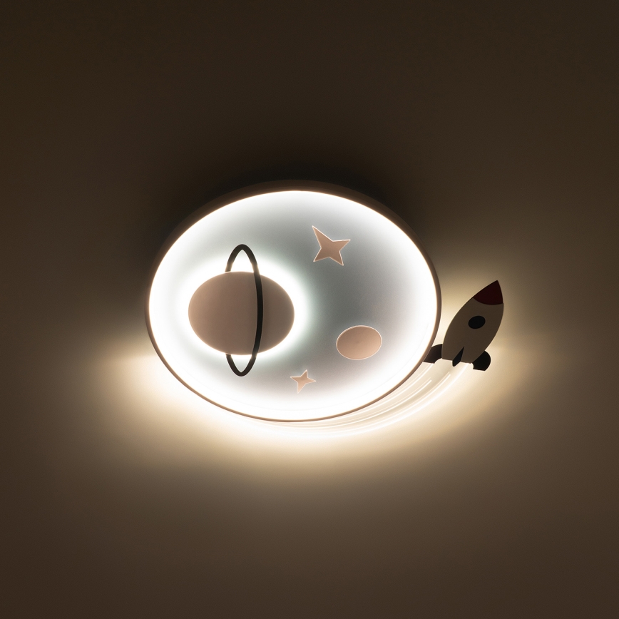 Brilagi - Plafonnier LED pour enfants STARSHIP LED/64W/230V 3000/4500/6000K bleu