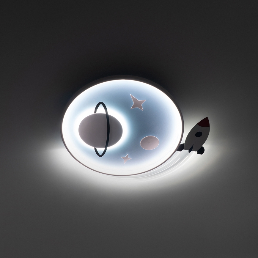 Brilagi - Plafonnier LED pour enfants STARSHIP LED/64W/230V 3000/4500/6000K bleu