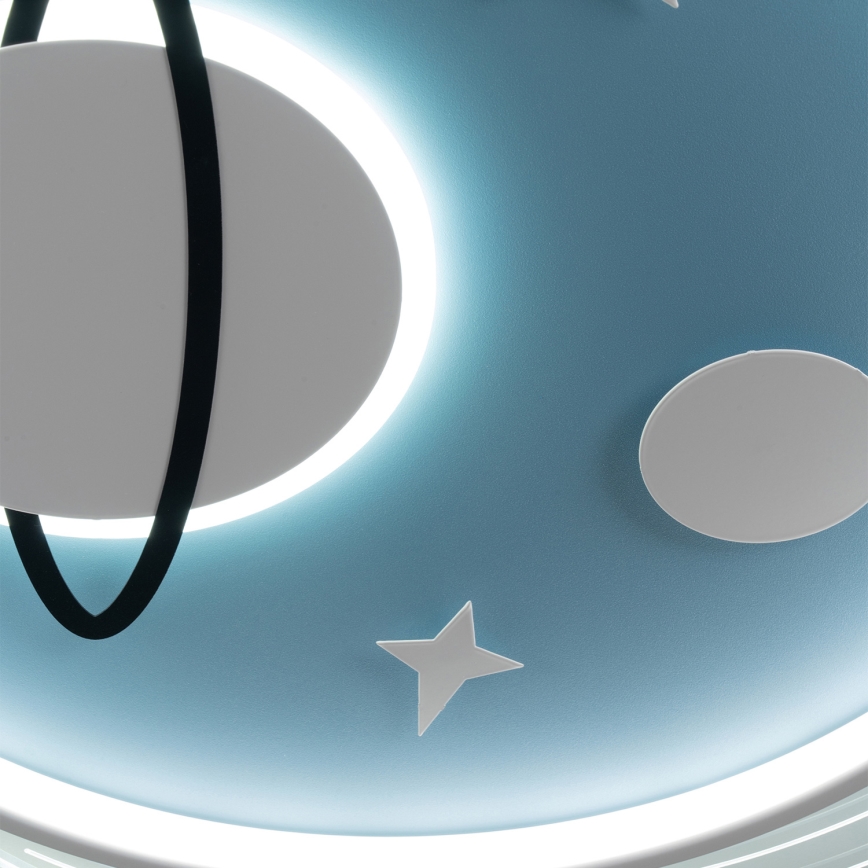 Brilagi - Plafonnier LED pour enfants STARSHIP LED/64W/230V 3000/4500/6000K bleu