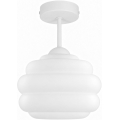 BRILAGI - LED Plafonnier RETRO GLASS 1xE27/60W/230V Ø 20 cm blanc