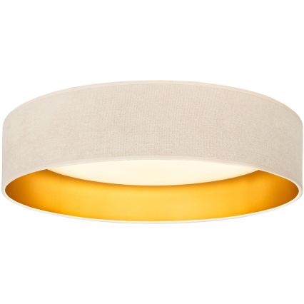Brilagi - Plafonnier LED VELVET SIMPLE LED/24W/230V 3000K Ø 45 cm crème/doré