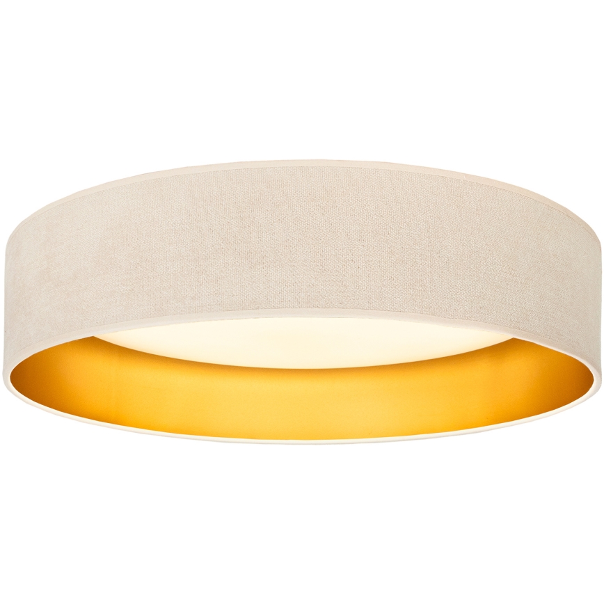 Brilagi - Plafonnier LED VELVET SIMPLE LED/24W/230V 3000K Ø 45 cm crème/doré