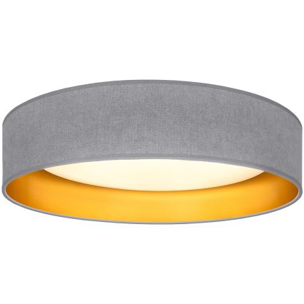 Brilagi - Plafonnier LED VELVET SIMPLE LED/24W/230V 3000K Ø 45 cm gris/doré
