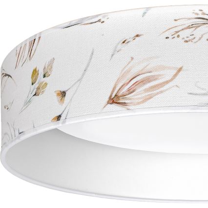 Brilagi - Plafonnier LED VELVET SIMPLE LED/24W/230V 4000K diam. 45 cm blanc/fleurs