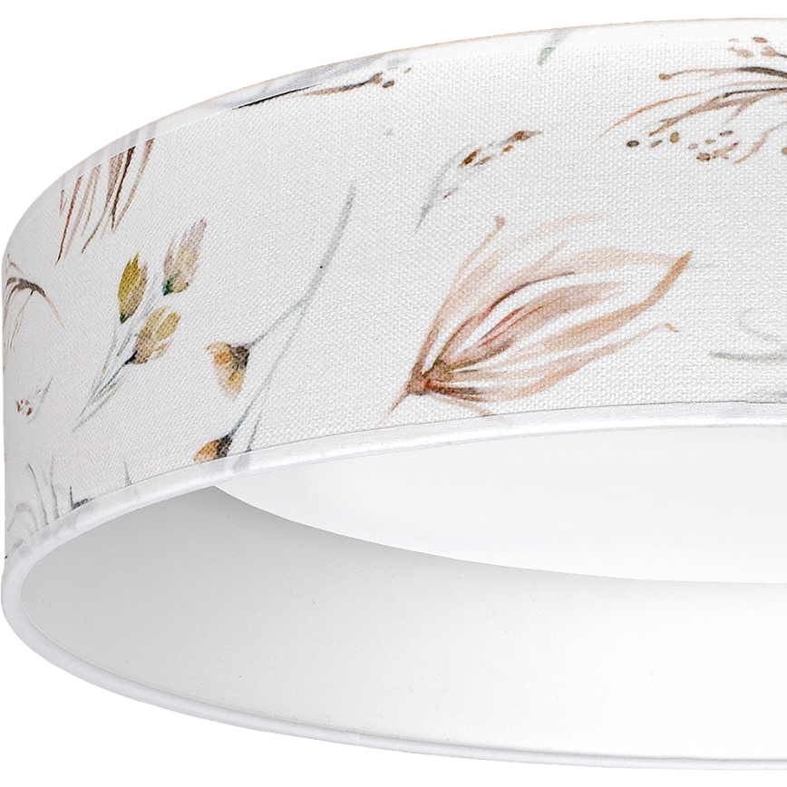 Brilagi - Plafonnier LED VELVET SIMPLE LED/24W/230V 4000K diam. 45 cm blanc/fleurs