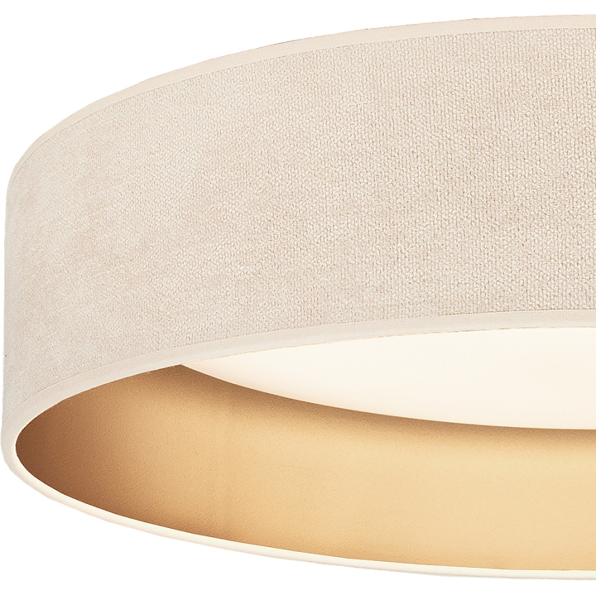 Brilagi - Plafonnier LED VELVET SIMPLE LED/24W/230V 4000K Ø 45 cm crème/doré
