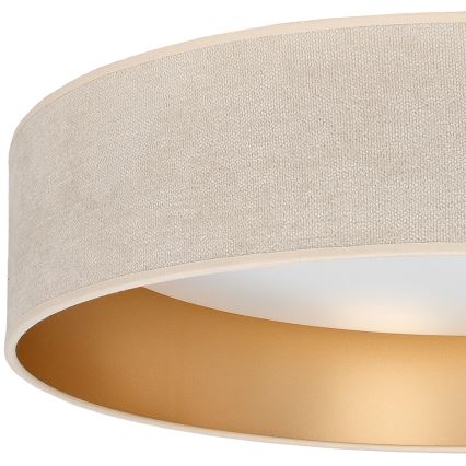 Brilagi - Plafonnier LED VELVET SIMPLE LED/24W/230V 4000K Ø 45 cm crème/doré