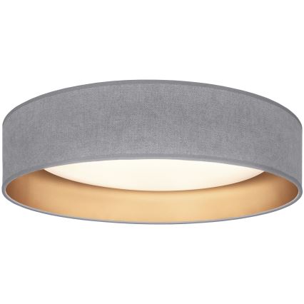 Brilagi - Plafonnier LED VELVET SIMPLE LED/24W/230V 4000K Ø 45 cm gris/doré