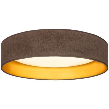 Brilagi - Plafonnier LED VELVET SIMPLE LED/36W/230V 3000K Ø 55 cm marron/doré