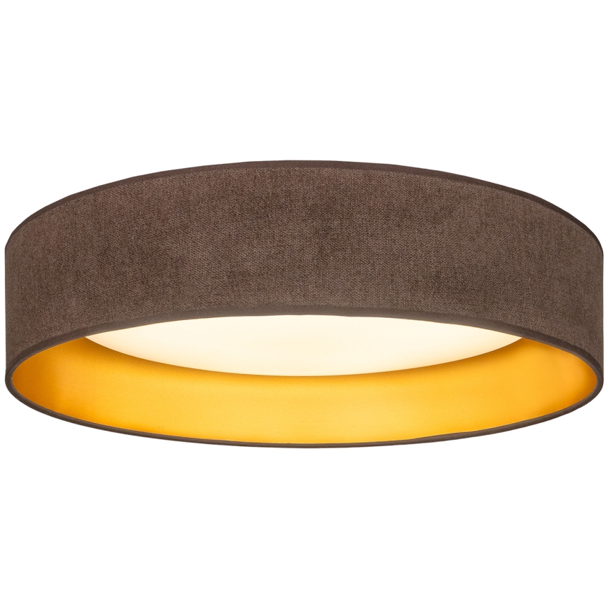Brilagi - Plafonnier LED VELVET SIMPLE LED/36W/230V 3000K Ø 55 cm marron/doré