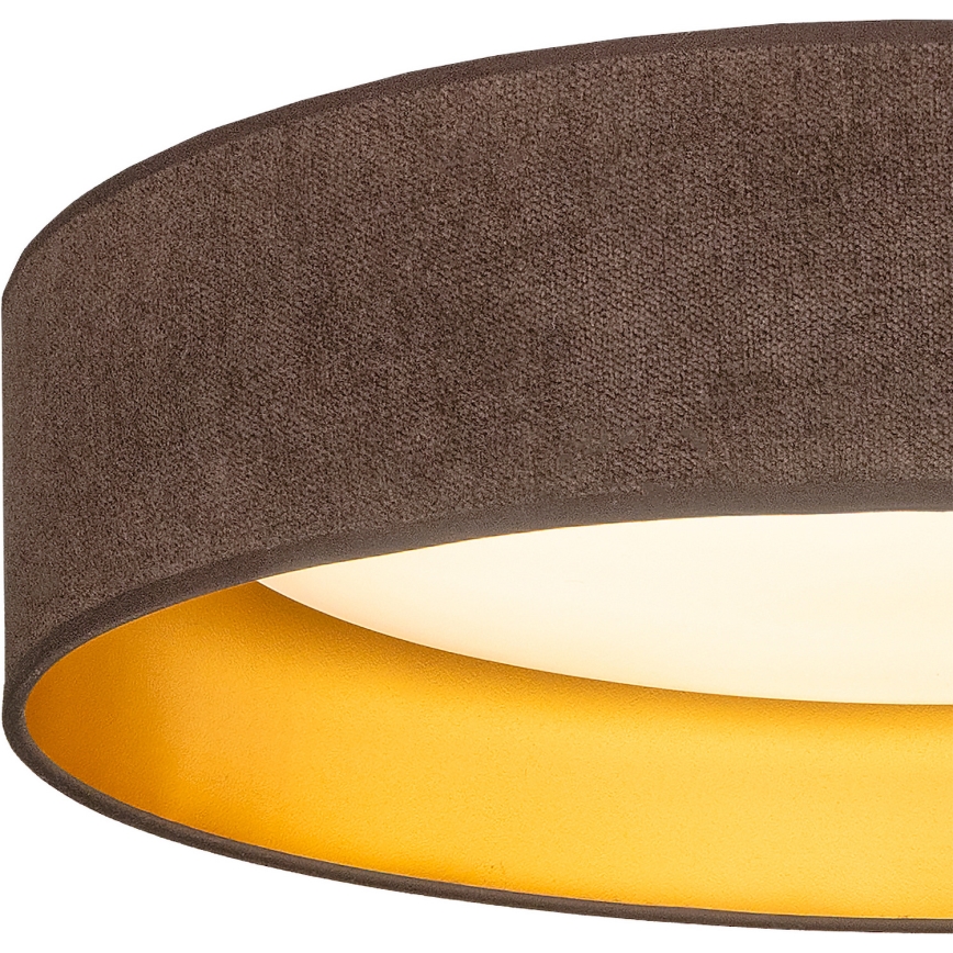 Brilagi - Plafonnier LED VELVET SIMPLE LED/36W/230V 3000K Ø 55 cm marron/doré