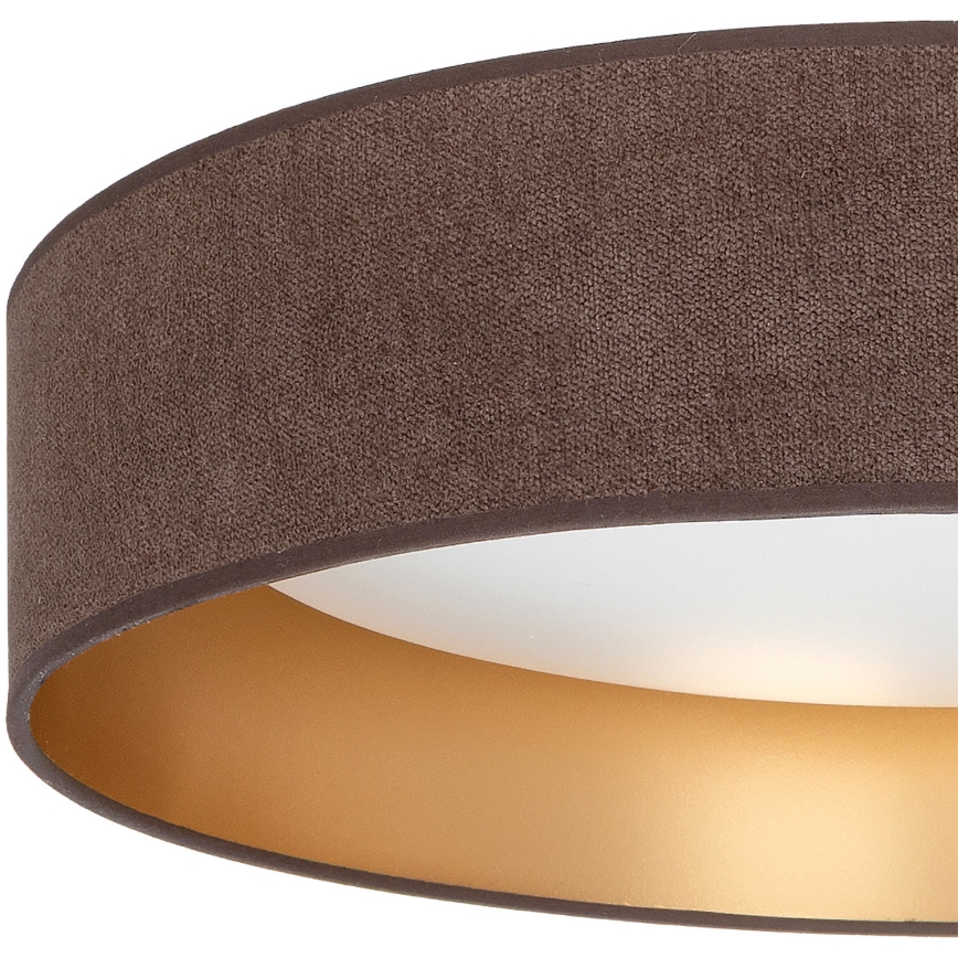 Brilagi - Plafonnier LED VELVET SIMPLE LED/36W/230V 3000K Ø 55 cm marron/doré