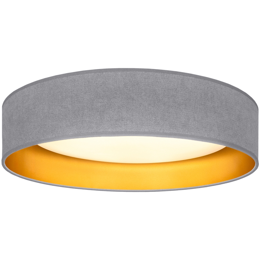 Brilagi - Plafonnier VELVET SIMPLE LED/36W/230V 3000K Ø 55 cm gris/doré