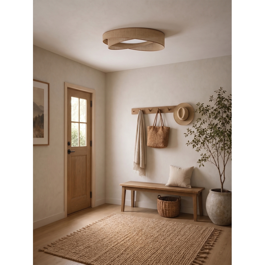 BRILAGI - LED Plafonnier VELVET TWIST LED/24W/230V 4000K Ø 55 cm beige