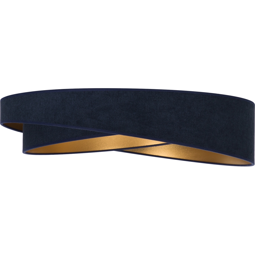 BRILAGI - Plafonnier LED VELVET TWIST LED/24W/230V 4000K Ø 55 cm bleu/doré