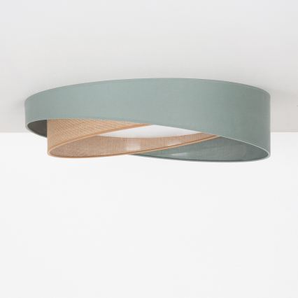 BRILAGI - Plafonnier LED VELVET TWIST LED/24W/230V 4000K Ø 55 cm vert/beige