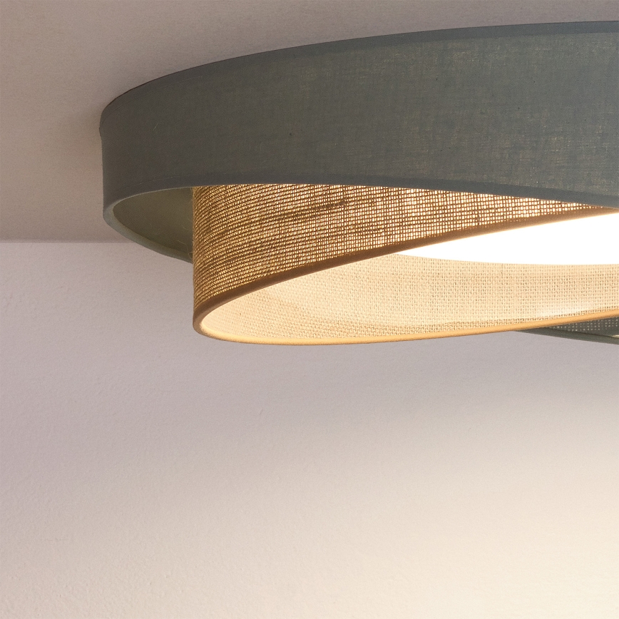 BRILAGI - Plafonnier LED VELVET TWIST LED/24W/230V 4000K Ø 55 cm vert/beige
