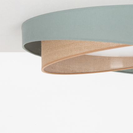 BRILAGI - Plafonnier LED VELVET TWIST LED/24W/230V 4000K Ø 55 cm vert/beige