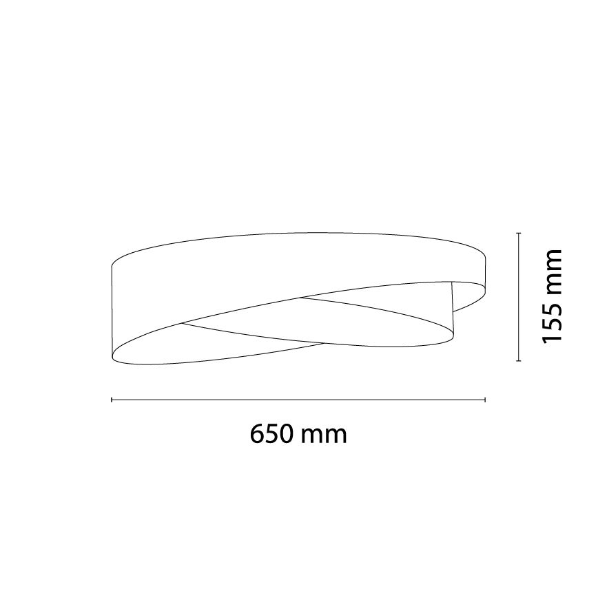 BRILAGI - Plafonnier LED VELVET TWIST LED/24W/230V 4000K Ø 55 cm vert/beige