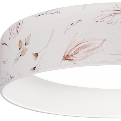 Brilagi - Plafonnier LED VELVET VARI LED/24W/230V 3000/4000/6500K Ø 45 cm blanc/fleuri