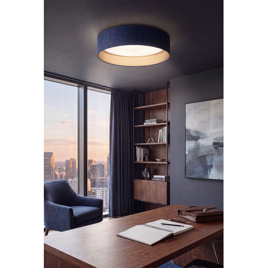 Brilagi - Plafonnier LED VELVET VARI LED/24W/230V 3000/4000/6500K Ø 45 cm bleu/doré