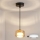 Brilagi - LED RGB+CCT Lustre dimmable suspendu sur câble AURA LUX 1xGX53/14W/230V 2700-6500K Wi-Fi Tuya noir/doré