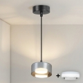 Brilagi - LED RGB+CCT Suspension dimmable sur câble AURA LUX 1xGX53/14W/230V 2700-6500K Wi-Fi Tuya noir/fumé