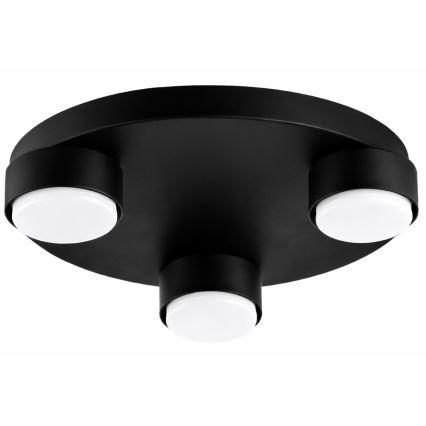 Brilagi - Plafonnier LED RGB+CCT dimmable MONO 3xGX53/14W/230V 2700-6500K Wi-Fi Tuya Ø 30 cm noir