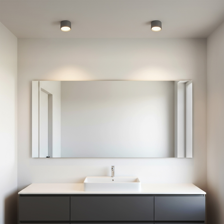 Brilagi - Spot LED RGB+CCT dimmable pour salle de bains SMOOTH1xGX53/14W/230V 2700-6500K Wi-Fi Tuya anthracite IP65