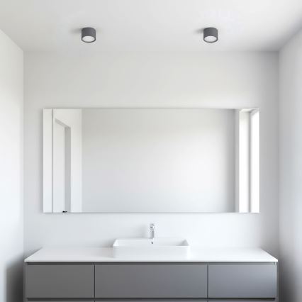 Brilagi - Spot LED RGB+CCT dimmable pour salle de bains SMOOTH1xGX53/14W/230V 2700-6500K Wi-Fi Tuya anthracite IP65